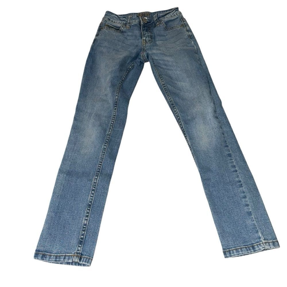 Justice Slim Light Blue Straight Leg Jeans